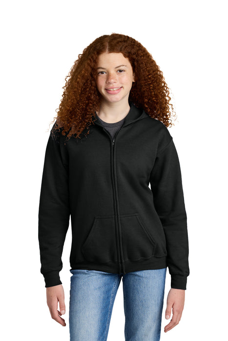 Gildan ® Youth Heavy Blend ™ Full-Zip Hooded Sweatshirt. 18600B