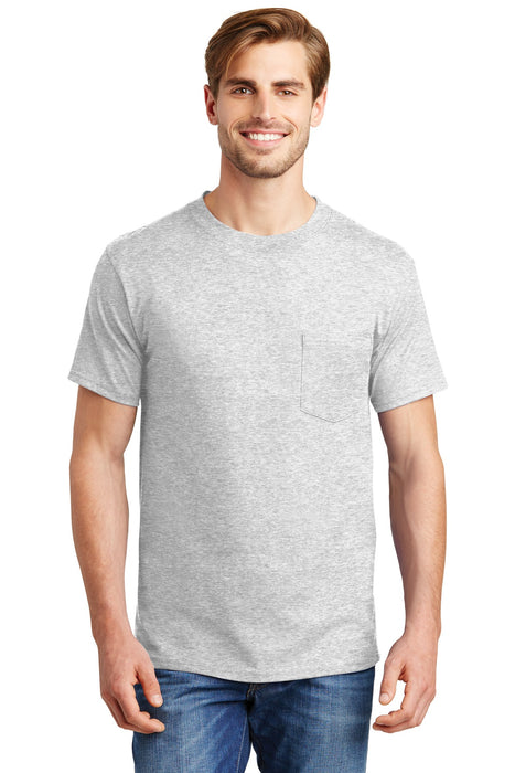 Hanes ® Beefy-T ® - 100% Cotton T-Shirt with Pocket. 5190