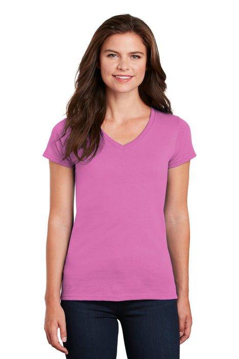 Gildan ® Women's Heavy Cotton ™ 100% Cotton V-Neck T-Shirt. 5V00L