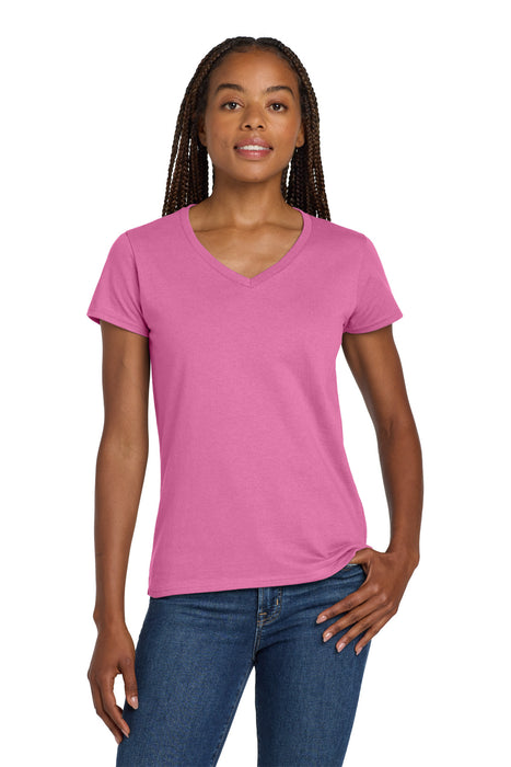 Gildan ® Women's Heavy Cotton ™ 100% Cotton V-Neck T-Shirt. 5V00L