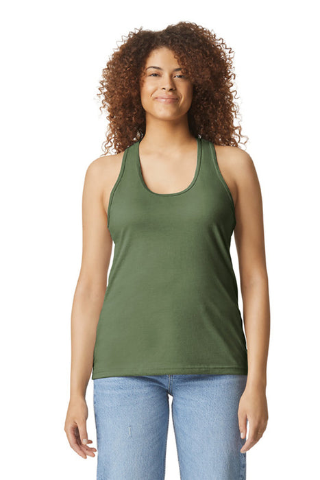 Gildan ® Softstyle ® Women's CVC Racerback Tank 64220LCVC