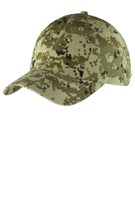 Port Authority ® Digital Ripstop Camouflage Cap. C925