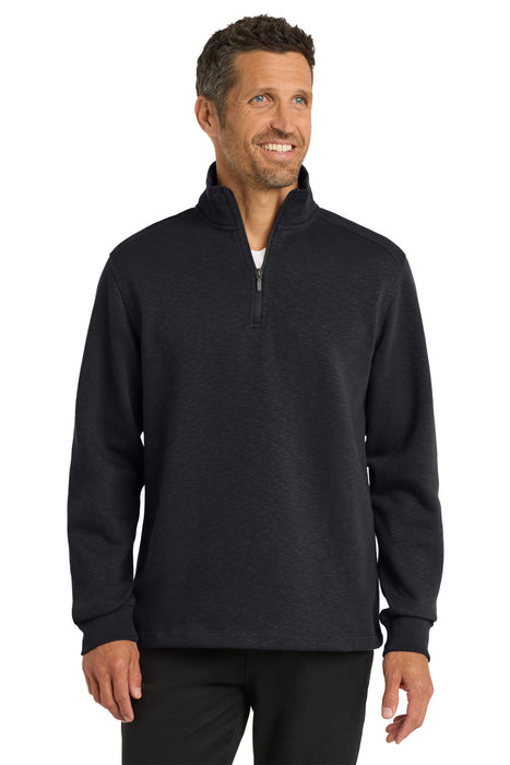 Port Authority ® Slub Fleece 1/4-Zip Pullover. F295