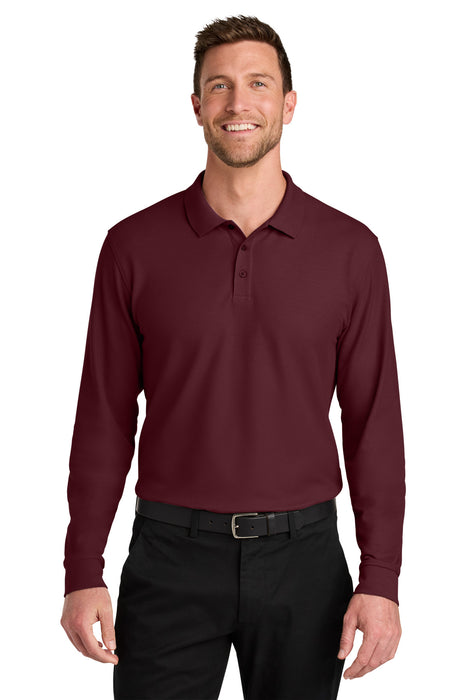 Port Authority ®  Wearever Signature Pique Long Sleeve Polo K200LS