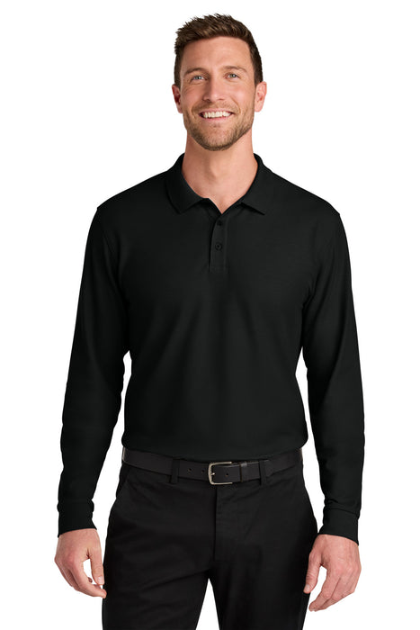 Port Authority ®  Wearever Signature Pique Long Sleeve Polo K200LS