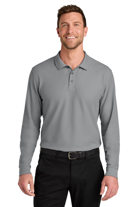 Port Authority ®  Wearever Signature Pique Long Sleeve Polo K200LS