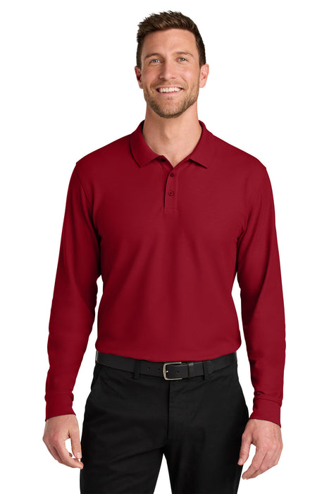 Port Authority ®  Wearever Signature Pique Long Sleeve Polo K200LS