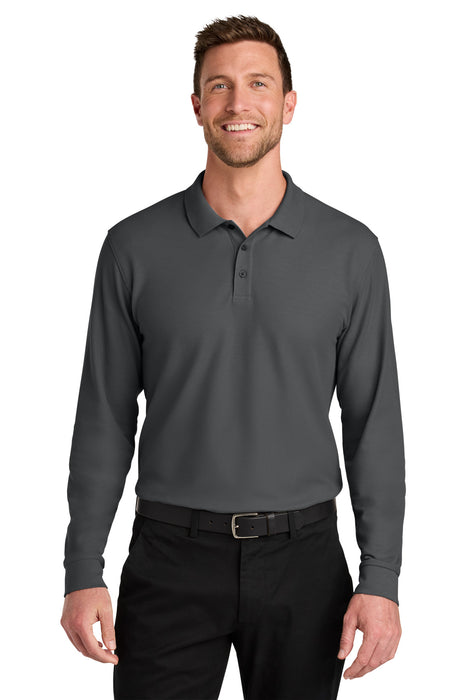 Port Authority ®  Wearever Signature Pique Long Sleeve Polo K200LS