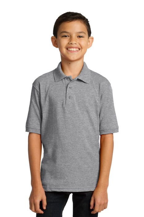 Port & Co ™ Youth Core Blend Jersey Knit Polo. KP55Y
