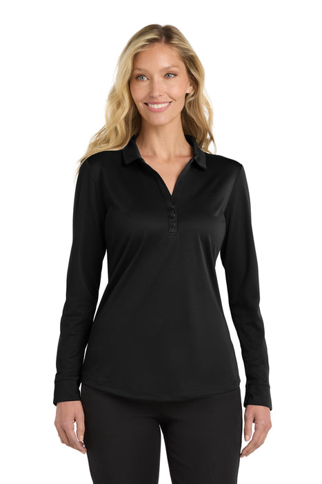 Port Authority ® Women's Silk Touch ™ Performance Long Sleeve Polo. L540LS
