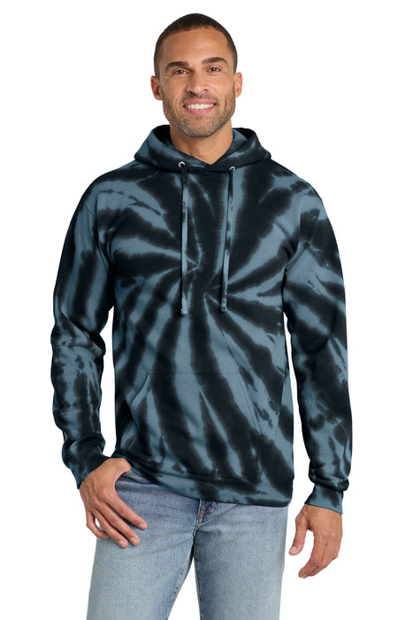 Port & Co ™ Tie-Dye Pullover Hooded Sweatshirt. PC146