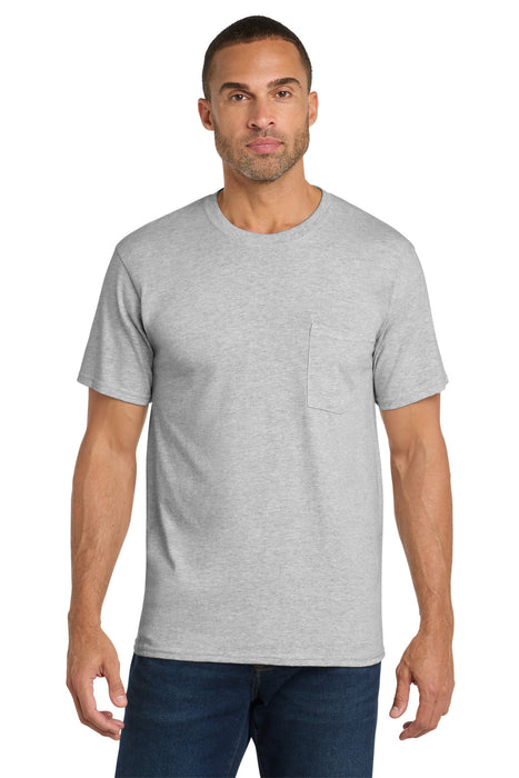 Port & Co ™ Core Cotton Pocket Tee. PC54P