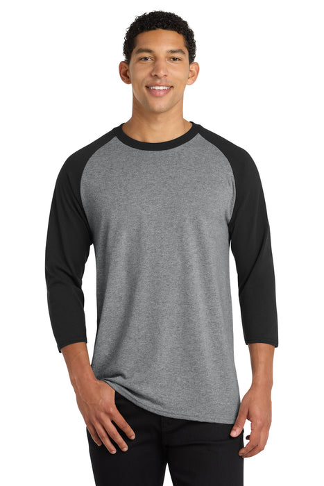 Port & Co ™ Core Blend 3/4-Sleeve Raglan Tee. PC55RS