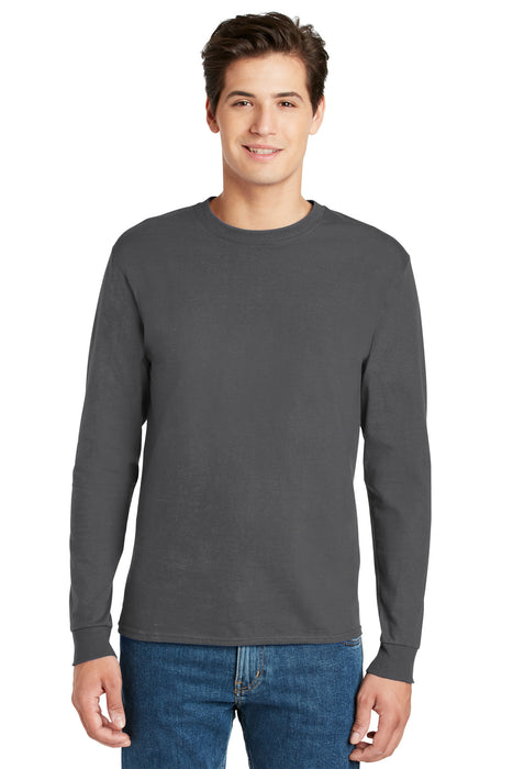 Hanes ®  - Authentic 100% Cotton Long Sleeve T-Shirt.  5586