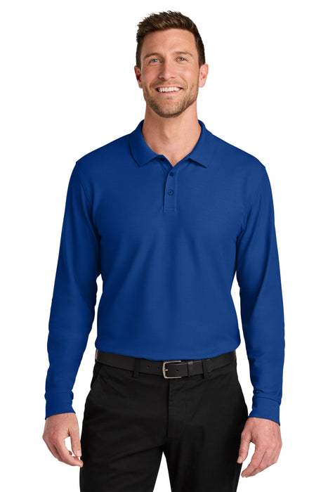 Port Authority ®  Wearever Signature Pique Long Sleeve Polo K200LS