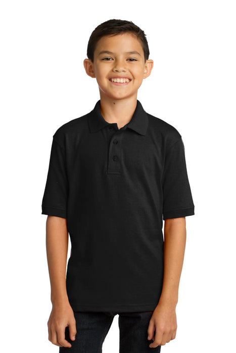 Port & Co ™  Youth Core Blend Jersey Knit Polo. KP55Y