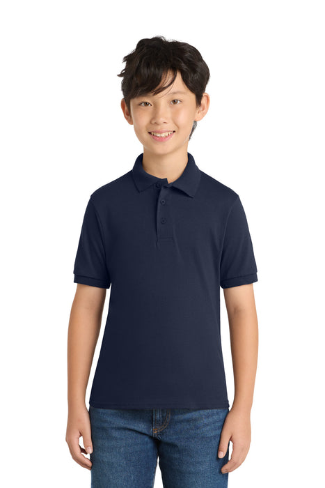 Port & Co ™  Youth Core Blend Jersey Knit Polo. KP55Y