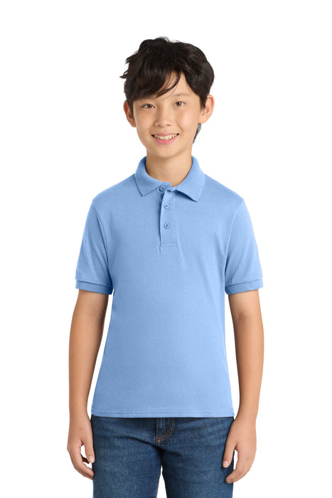 Port & Co ™  Youth Core Blend Jersey Knit Polo. KP55Y