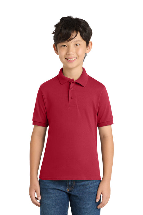 Port & Co ™  Youth Core Blend Jersey Knit Polo. KP55Y