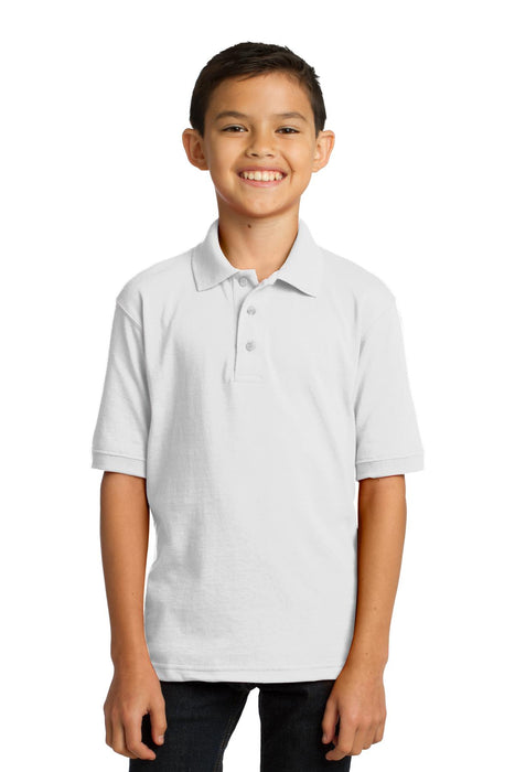 Port & Co ™  Youth Core Blend Jersey Knit Polo. KP55Y