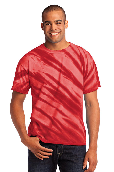 Port & Co ™  Tiger Stripe Tie-Dye Tee. PC148